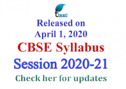 CBSE Syllabus 2020-21