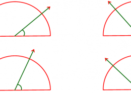 Find the measure of the angle shown in each figure. (First estimate with your eyes and then find the actual measure with a protractor).