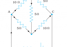 Determine the current in each branch of the network shown in Fig. 3.30: