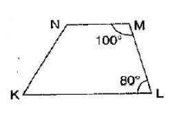 Explain how this figure is a trapezium. Which is its two sides are parallel?