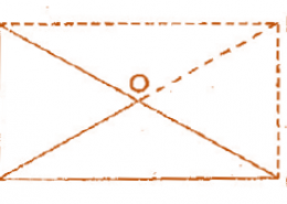 ABC is a right-angled triangle and O is the mid-point of the side opposite to the right angle. Explain why O is equidistant from A, B and C. (The dotted lines are drawn additionally to help you.)