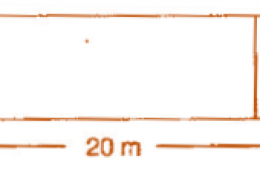 The shape of a garden is rectangular in the middle and semi-circular at the ends as shown in the diagram. Find the area and the perimeter of this garden [Length of rectangle is 20 – (3.5 + 3.5 meters]