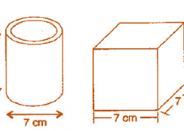 Describe how the two figures below are alike and how they are different. Which box has larger lateral surface area?