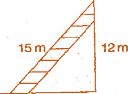 A 15 m long ladder reached a window 12 m high from the ground on placing it against a wall at a distance a Find the distance of the foot of the ladder from the wall