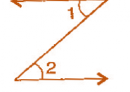 In the following figure, is ∠1 adjacent to ∠2? Give reasons