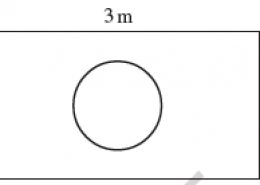 Suppose you drop a die at random on the rectangular region shown in Figure.