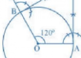 Draw a pair of tangents to a circle of radius 5 cm which are inclined to each other at an angle of 60°.