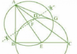 Let ABC be a right triangle in which AB = 6 cm, BC = 8 cm and Angle B  = 90°. BD is the perpendicular from B on AC. The circle through B, C, D is drawn. Construct the tangents from A to this circle.