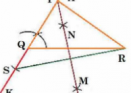 Construct a triangle PQR in which QR = 6cm, ∠Q = 60° and PR – PQ = 2cm.