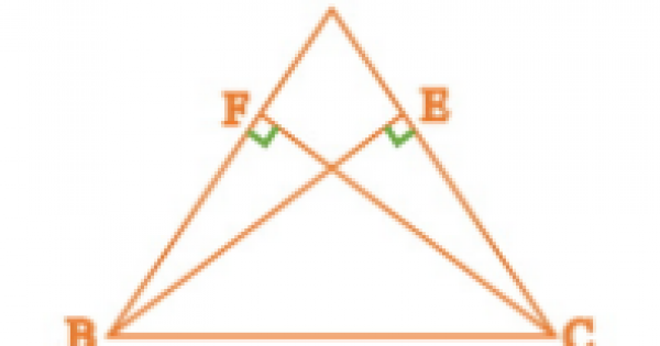 abc-is-an-isosceles-triangle-in-which-altitudes-be-and-cf-are-drawn-to