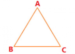 Show that the angles of an equilateral triangle are 60° each.