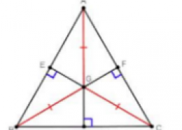 ABC is a triangle. Locate a point in the interior of Triangle ABC which is equidistant from all the vertices of Triangle ABC.
