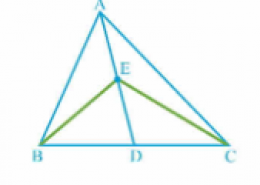In a triangle ABC, E is the mid-point of median AD. Show that ar (BED) = 1/4 ar (ABC).