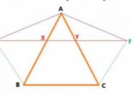 XY is a line parallel to side BC of a triangle ABC. If BE || AC and CF || AB meet XY at E and F respectively, show that ar (ABE) = ar (ACF)