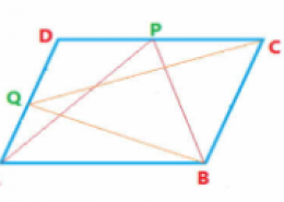 P and Q are any two points lying on the sides DC and AD respectively of a parallelogram ABCD. Show that ar (APB) = ar (BQC).