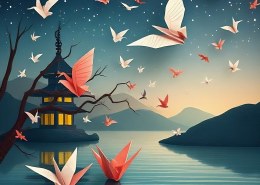 Paper cranes have become a symbol of peace. Explain.