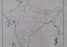 On the political map of India, locate and label the following with a suitable symbol. Identify the places marked on the map. (A) The city associated with the significant strike by mill workers during the freedom struggle. (B) The place where the massacre occurred in 1919.