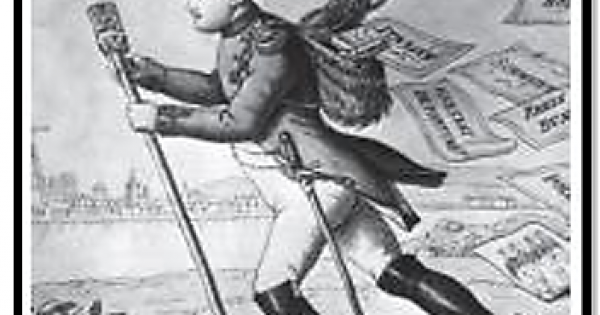 Napoleon in the given picture is depicted as a postman. What do each ...